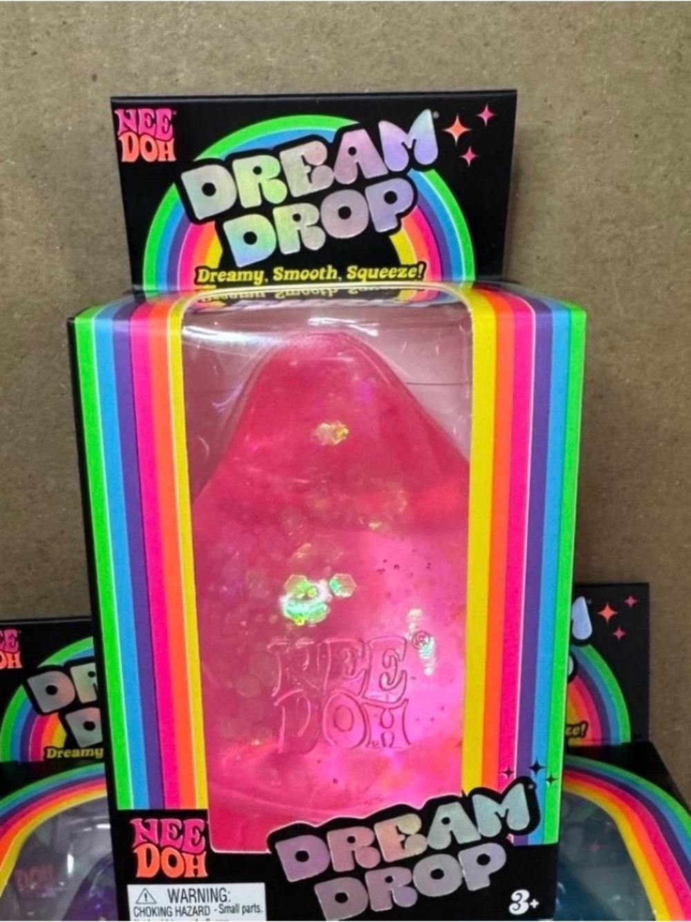 Dream Drop Pink Sensory Squish Toy